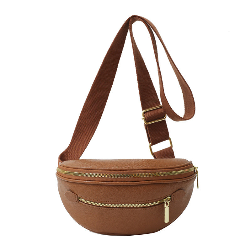 Minimalist curved shoulder bag, view 7