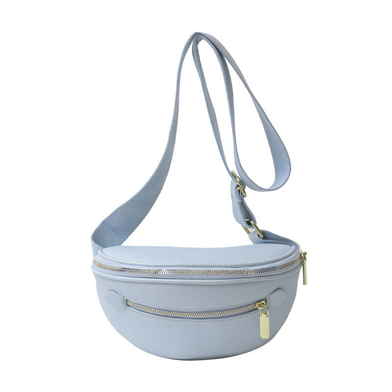 Minimalist curved shoulder bag, view 9