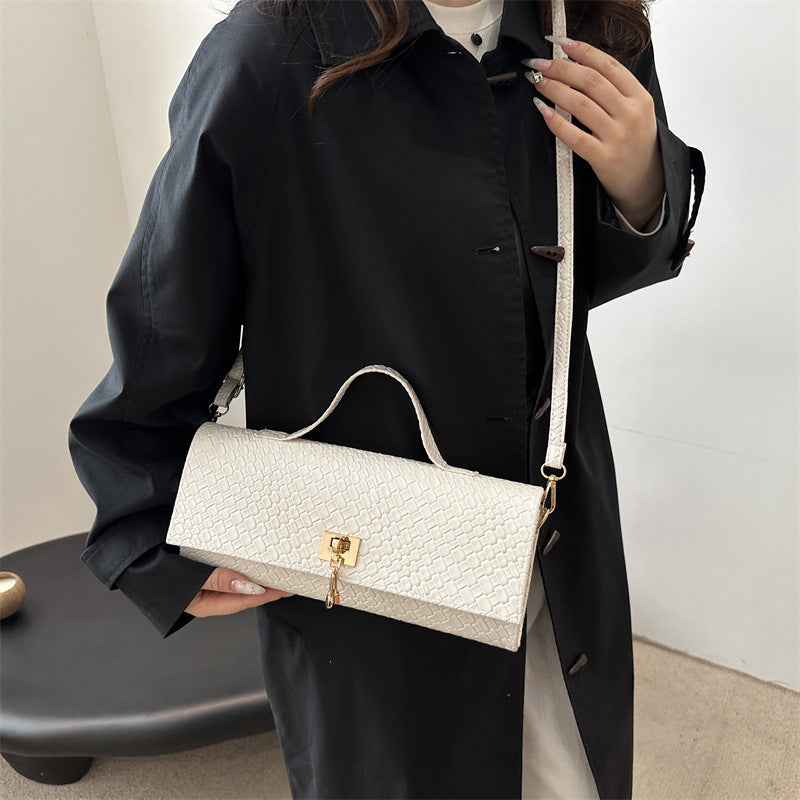 Minimalist Solid-Color Crossbody Bag, styled view 3
