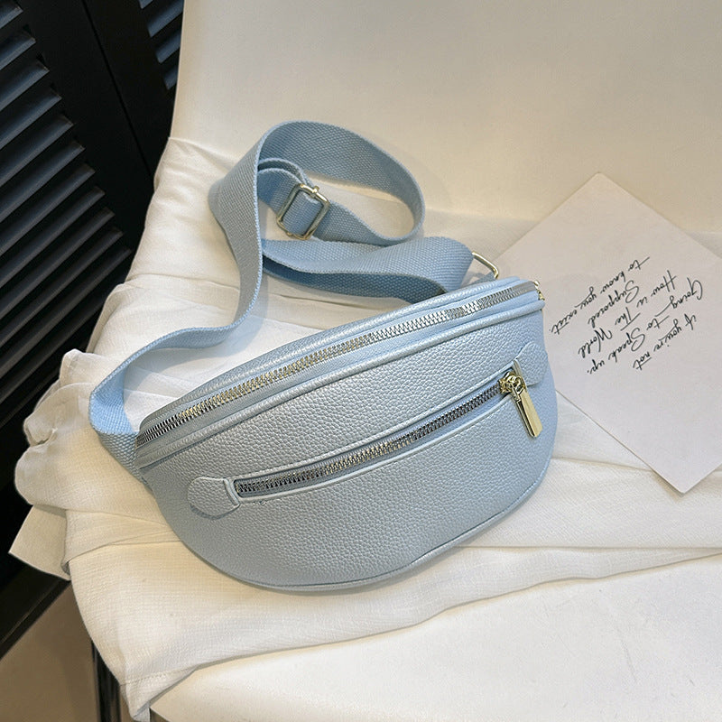 Minimalist curved shoulder bag, view 2
